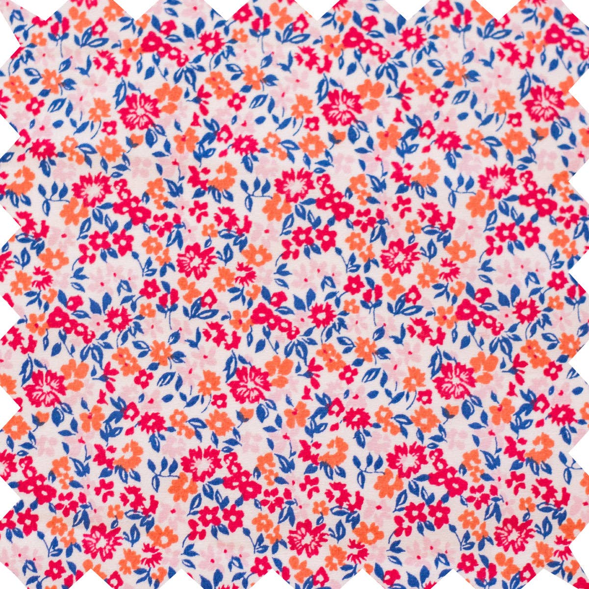 Beet World - Wholesale Dress - Kids - Girls Ana Dress with Ruffles | Red and Blue Floral3