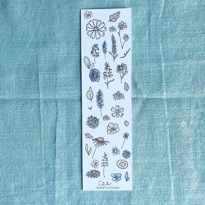 Wildflower Bookmark for wholesale by watercoloratx