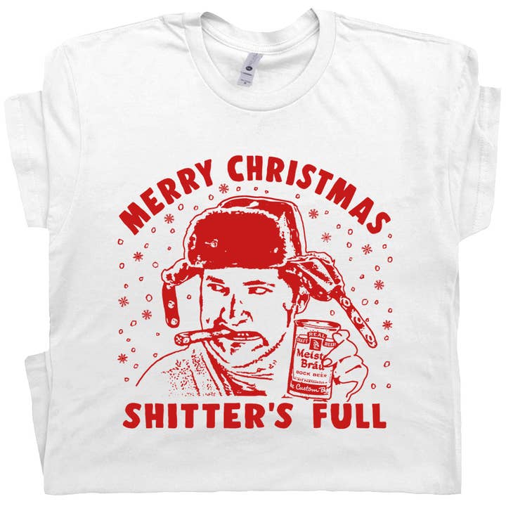 Funny Christmas Shirt Cousin Eddie T Shirt Shitters Full Tee for wholesale by Shirtmandude Co
