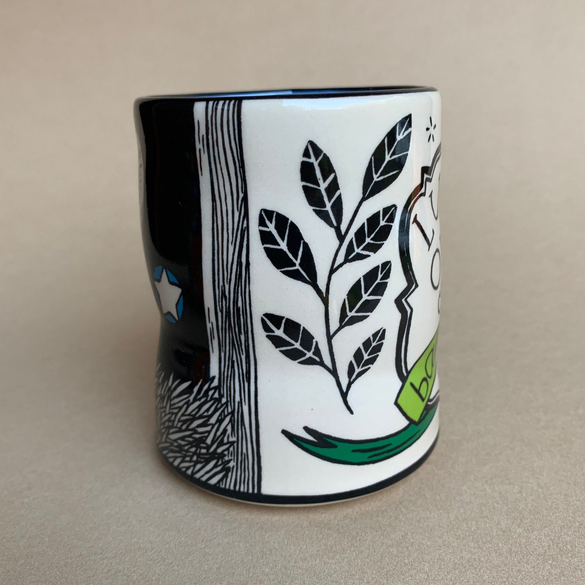 The Bowl Maker - Wholesale Coffee/Tea Cup - Lucky Barn Owl Cup - Large2