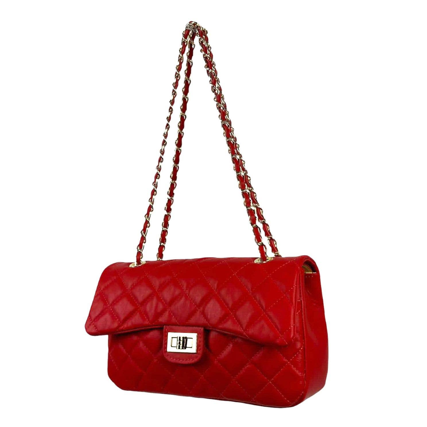 Chenson & Gorett – wholesale Axelremsväska – Dam – Extra premium quiltad läderväska för kvinnor. promo4