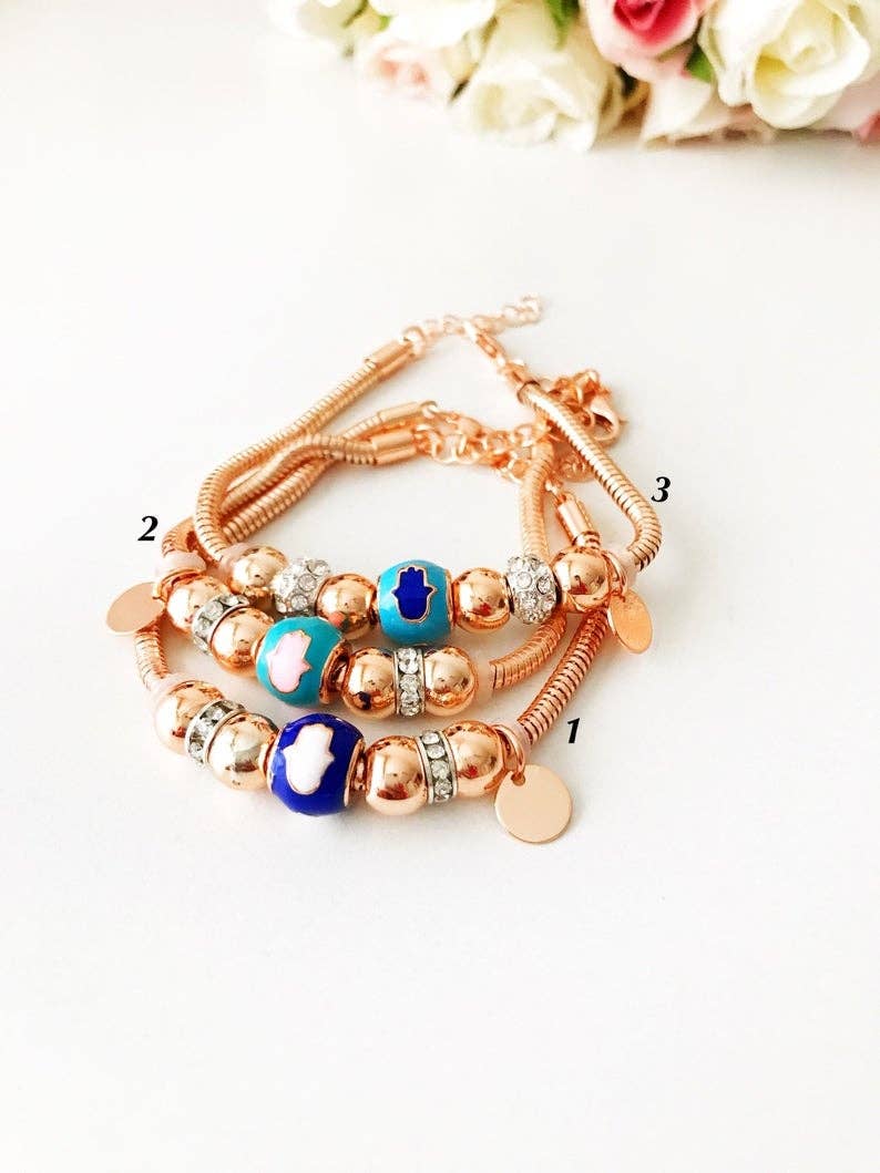 Evileyefavor - Wholesale Charm/Dangle Bracelet - Pandora Bracelet, Charm Bracelet, Rose Gold Chain Bracelet1