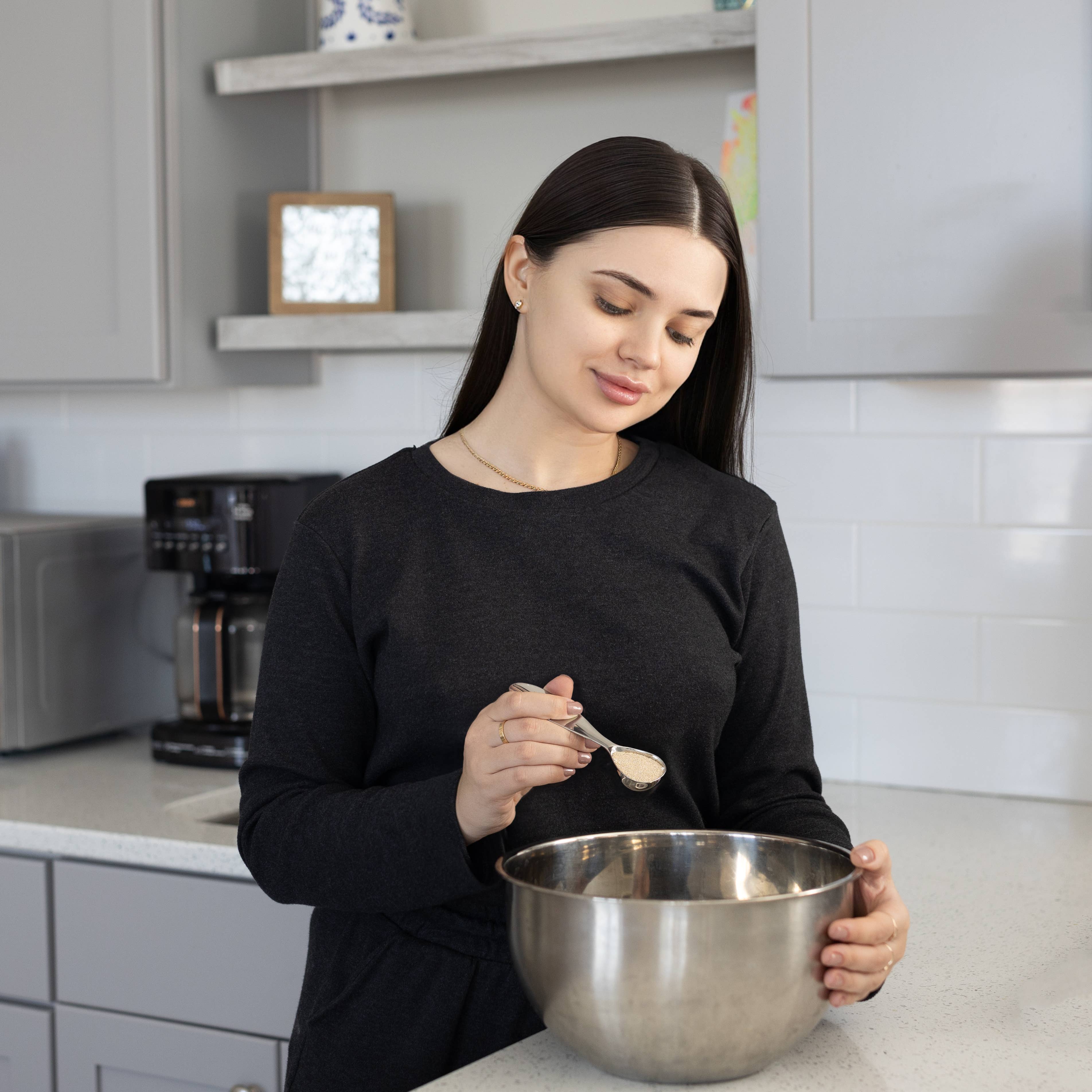 Fox Run Brands - Venta al por mayor Cucharas medidoras - Cuchara medidora de levadura Fox Run de acero inoxidable, 0.25 onzas4