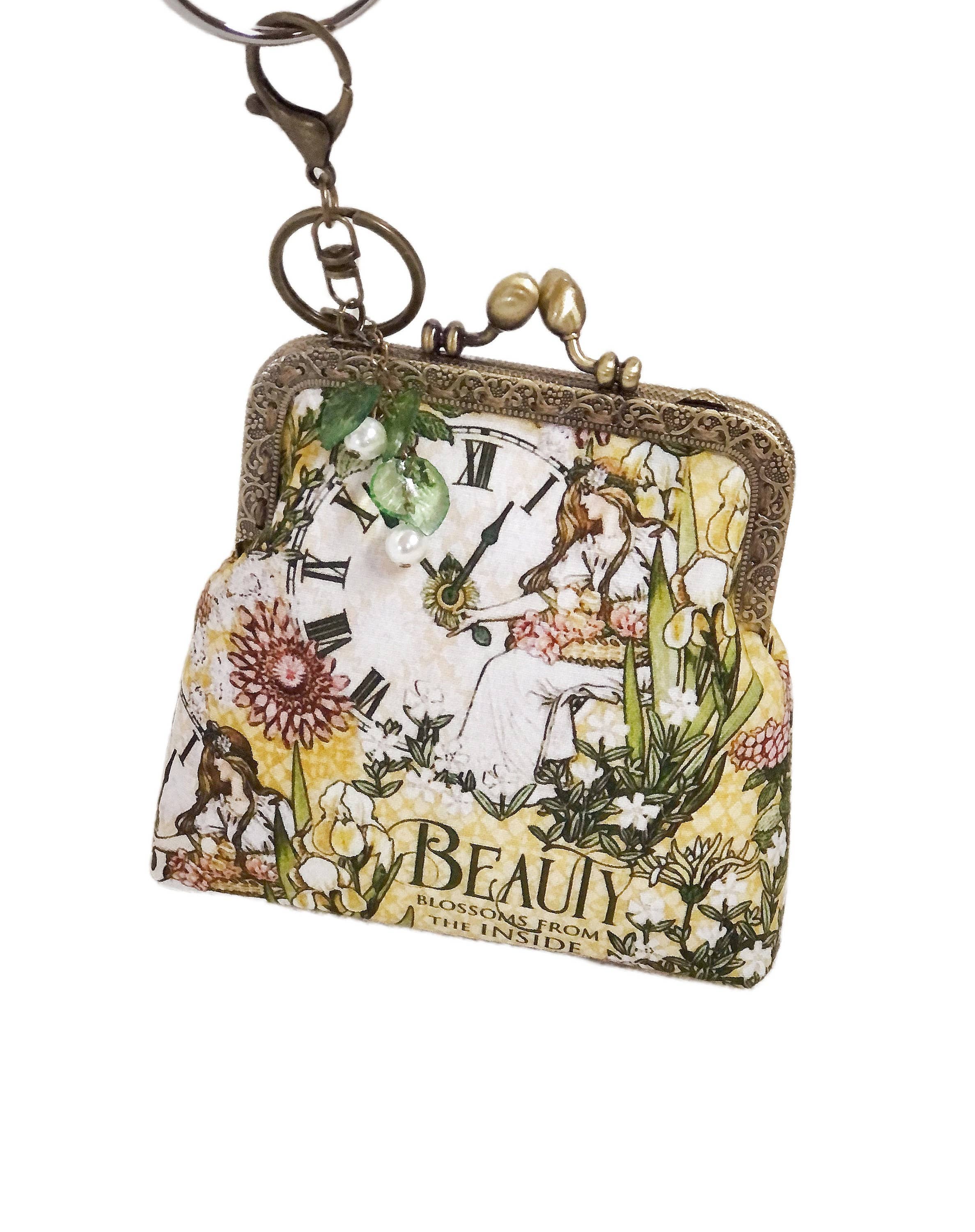 LeisTextileStudio - Wholesale Coin Purse - Women's - Mucha Art Kiss Lock Coin Purse Mini Clutch Cardholder8