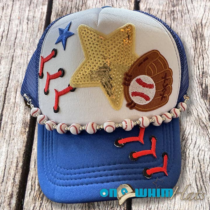 Leva-me ao Jogo Boné de Caminhoneiro por atacado de On a Whim Hats