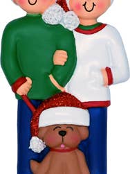 Family w/ Dog for wholesale by Ornament Central