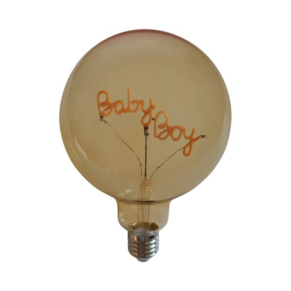 Opjet Paris - Wholesale Light Bulb/Puck - LED bulb Baby boy motif E27 amber D12.5 H18CM1