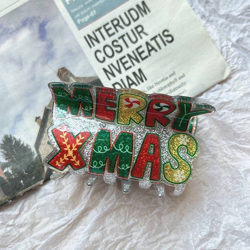 Ekartini - Wholesale Hair Clip - Women's - Cartoon Christmas Shark Hair Clip3