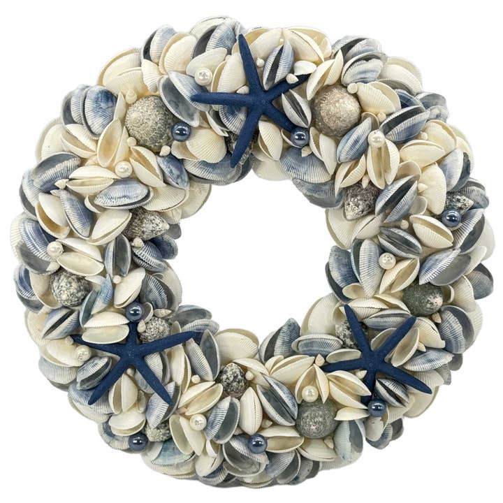 Galt International Company - Vendita all'ingrosso Ghirlanda - Ghirlanda di Conchiglie Costiere - 17"