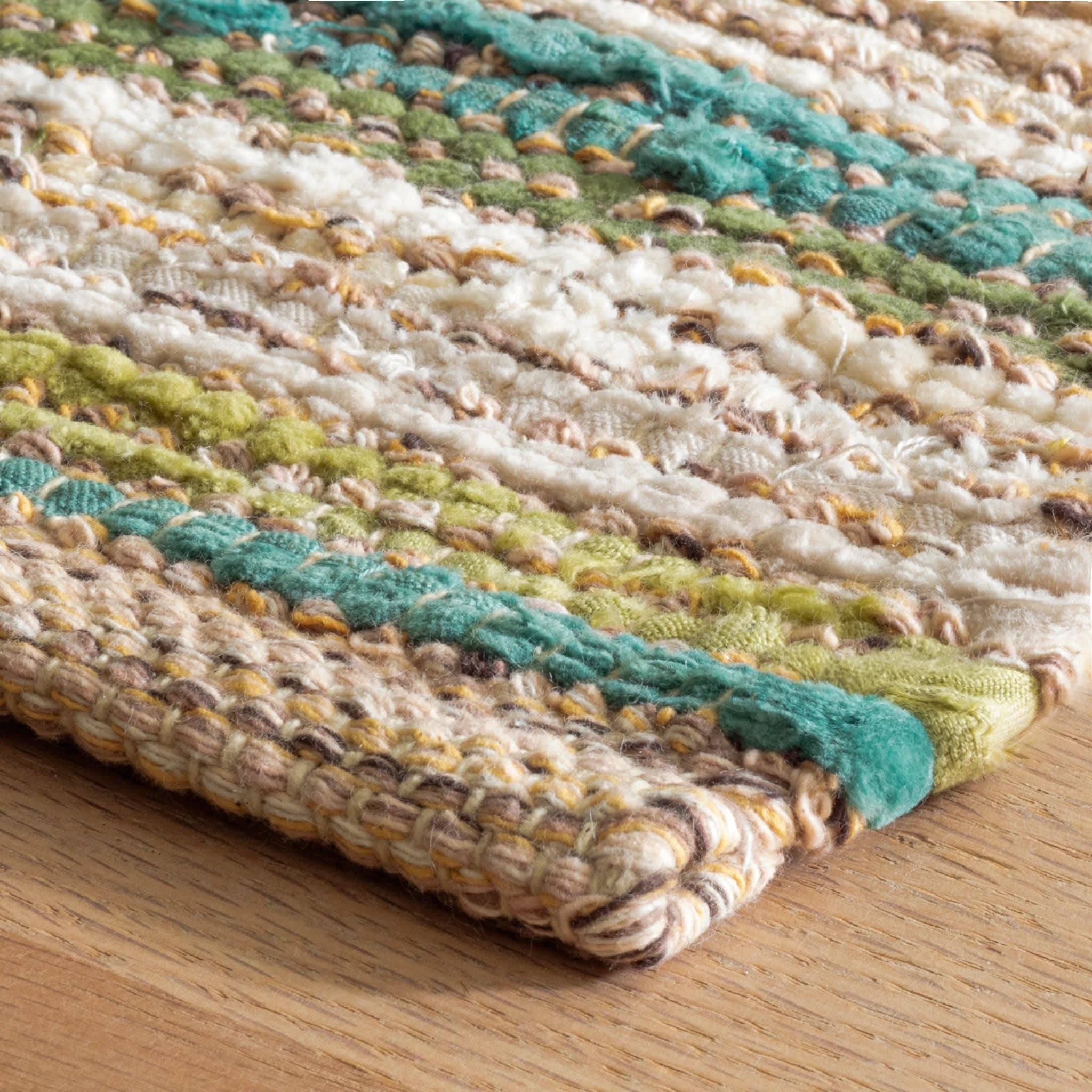 Annie Selke - Wholesale Area Rug - Francisco Handwoven Cotton Rug | Green4