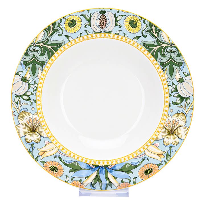 STP - Wholesale Dinnerware Set - Morris Garden (turquoise) Dinnerware Set 24 pc for 6 pers10