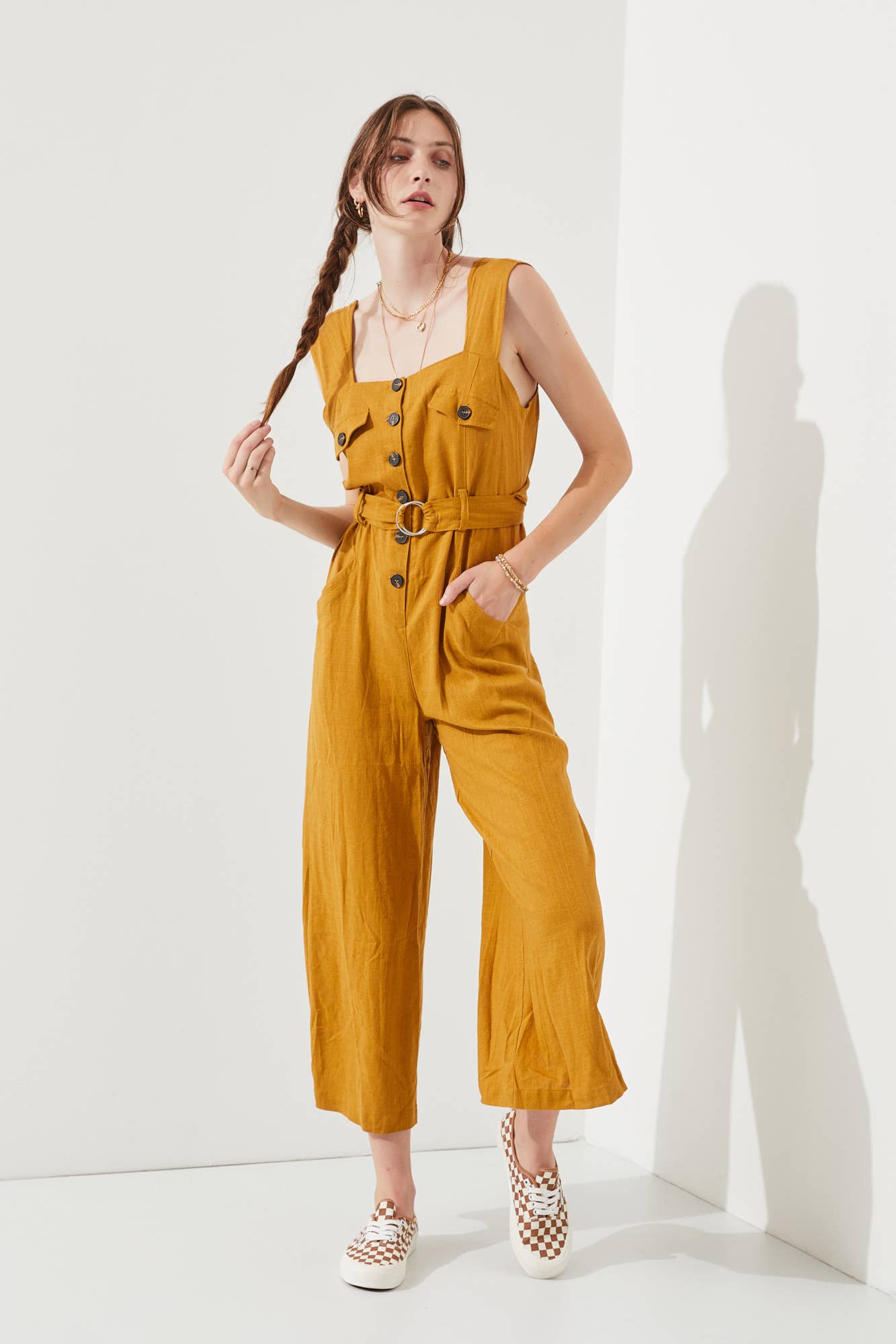 JADE BY JANE – Großhandel Jumpsuit – Damen – Ärmelloser JUMPSUIT MIT RECHTECKIGEM AUSSCHNITT UND KNÖCHELVERSCHLUSS JJS504010