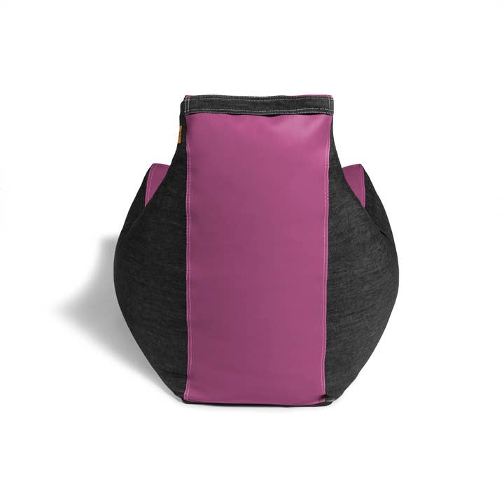 LuvU - Wholesale Chair - Jaxx Pixel Gamer Bean Bag Chair, Premium Vinyl / Dark Denim59