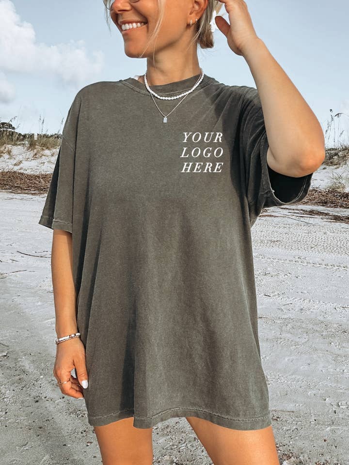 Custom LOGO Comfort Colors Short Sleeve Tee and other Purchase Wholesale personalized t shirts. Free Returns & Net 60 Terms on Faire trending on Faire.