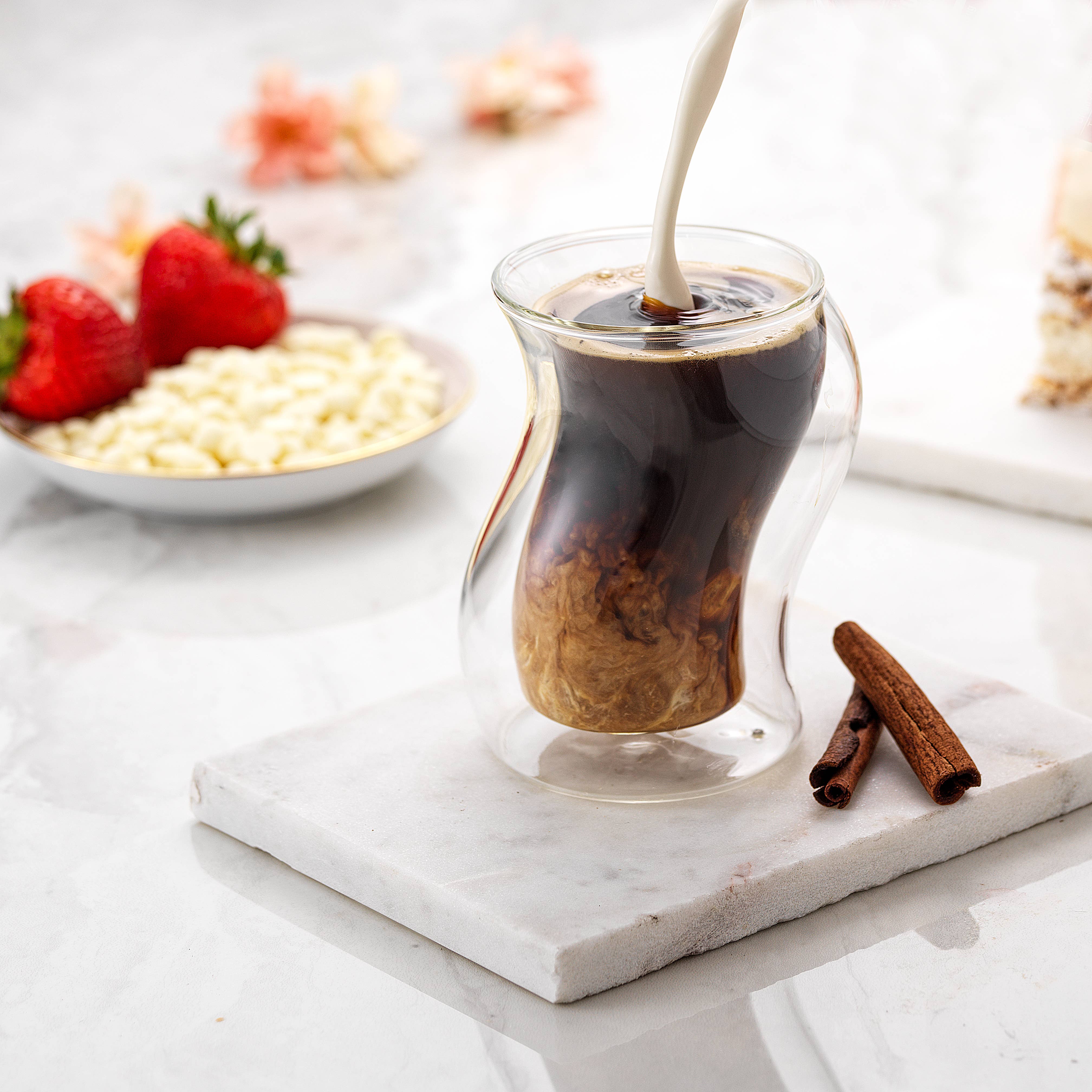 JoyJolt – Chávena de chá por atacado – Copos de café de parede dupla Pivot, conjunto de 2 onças1