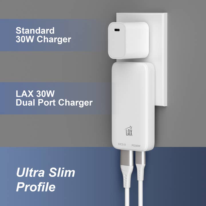 LAX Gadgets - Wholesale Portable Charger - LAX USB PD Fast Chargers for iPhone and Android -Retail Pack4