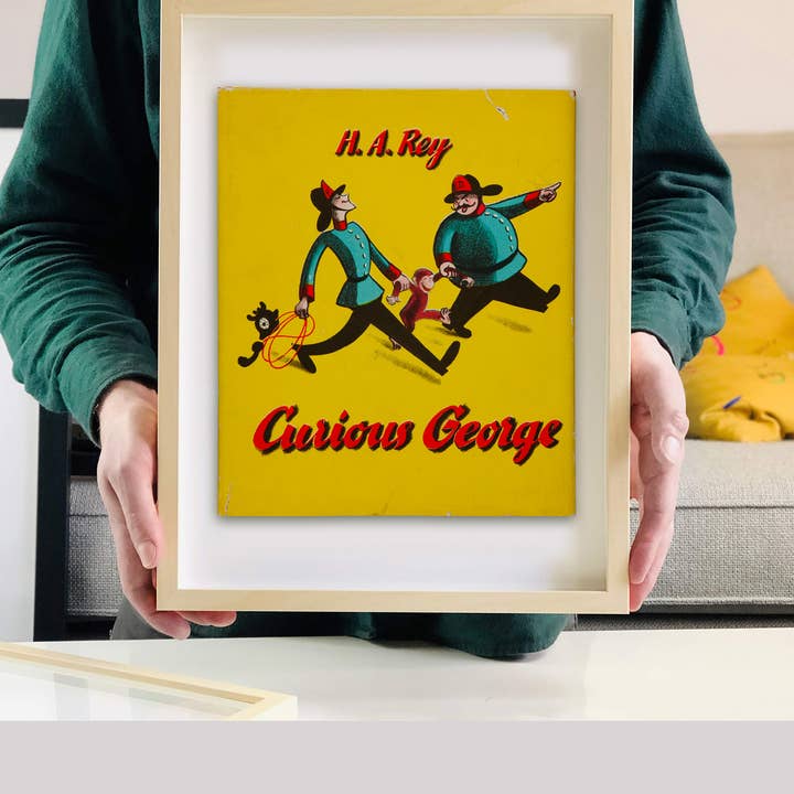 The Curious Desk - Wholesale Poster - Curious George By H.A. Rey Book Cover Print