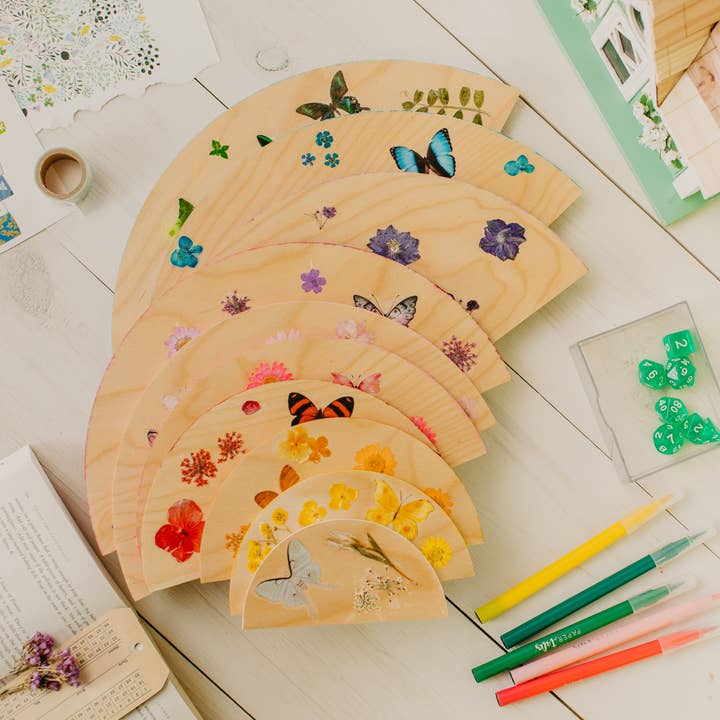 Woodpeckers Crafts - Wholesale Cutouts - Wood Half-Circle Cutout Stacking Set2