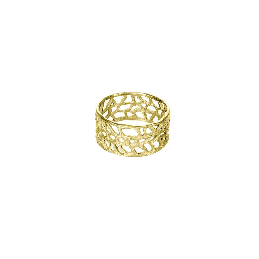 Catherine Weitzman - Wholesale Band/Stacked Ring - Wide Coral Ring1