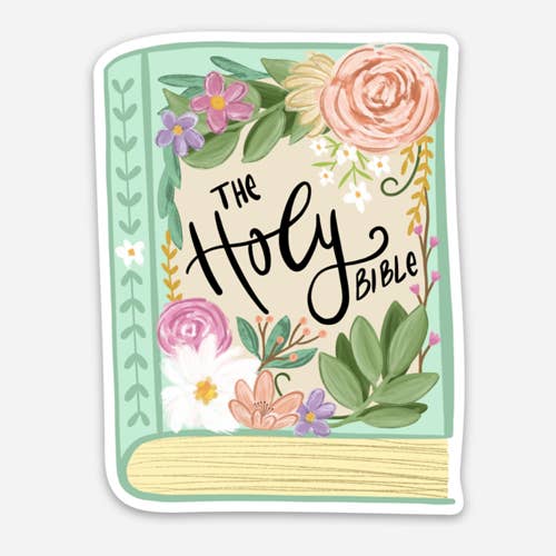 Makerie Day - Wholesale Sticker - Holy Bible Floral Sticker