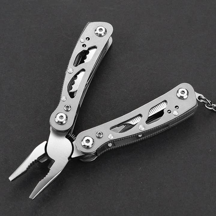 VIGOR - Wholesale Handy Tool - Multi-Purpose Knife Pliers Stainless Steel Folding Tool