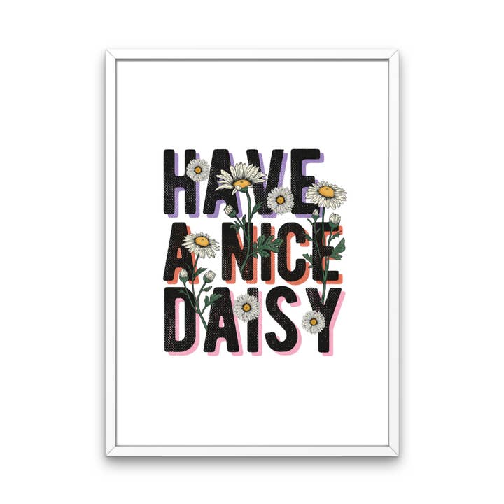 Ten un bonito estampado de margaritas para venta al por mayor de Fairy Bread Designs