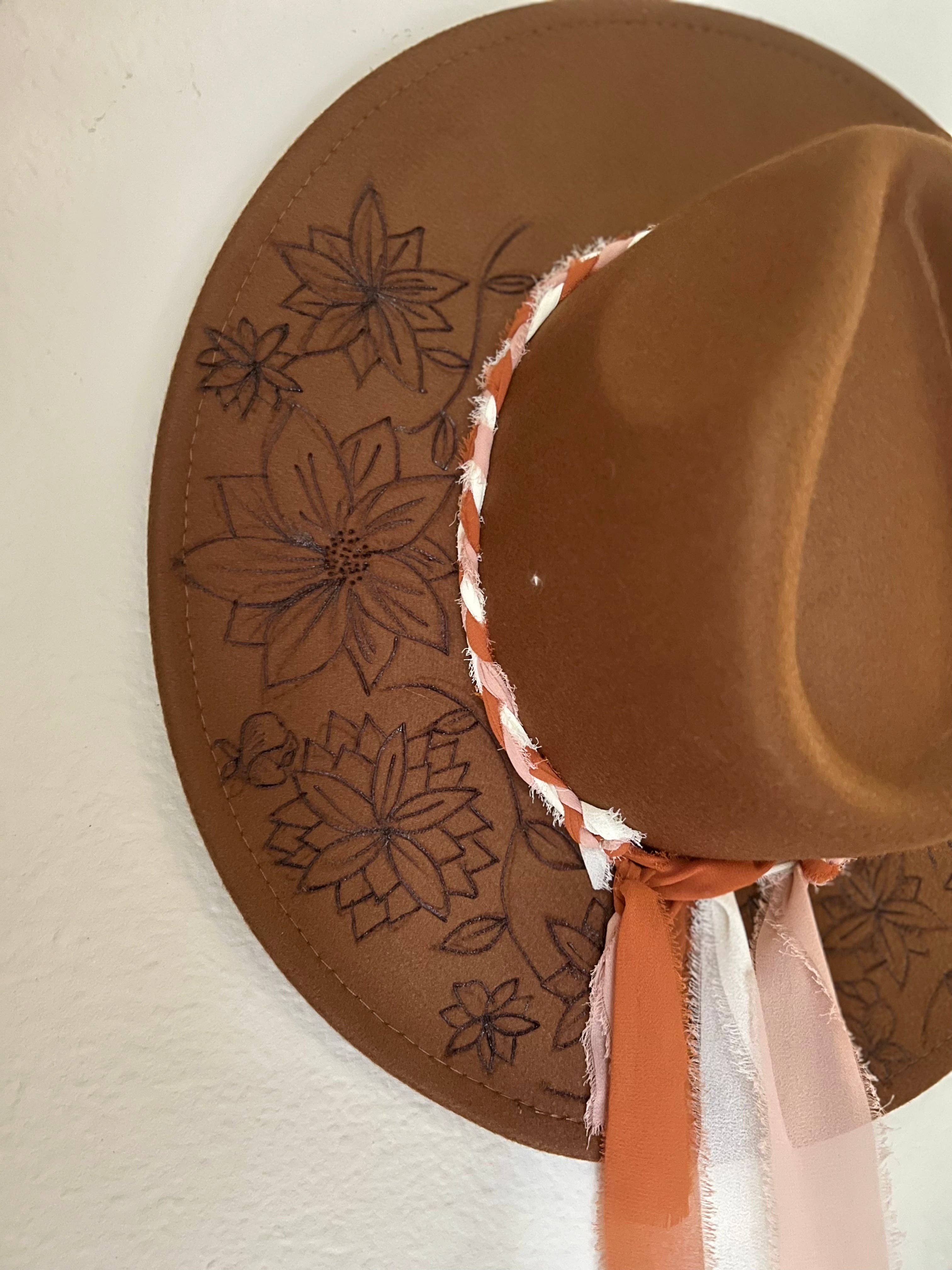 Krew Designs - Wholesale Cowboy Hat - Women's - Sunflowers & Luck4