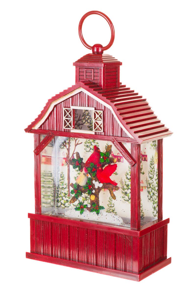 Starlight Collection – Engroshandel Bordpynt – Rød Led Lade Vandlanterne Med Kardinaler1