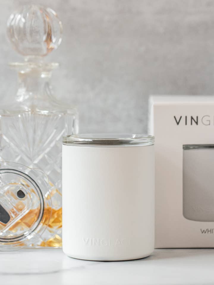 Bola Baixa Whisky Forrado a Vidro Branco por atacado de Vinglacé