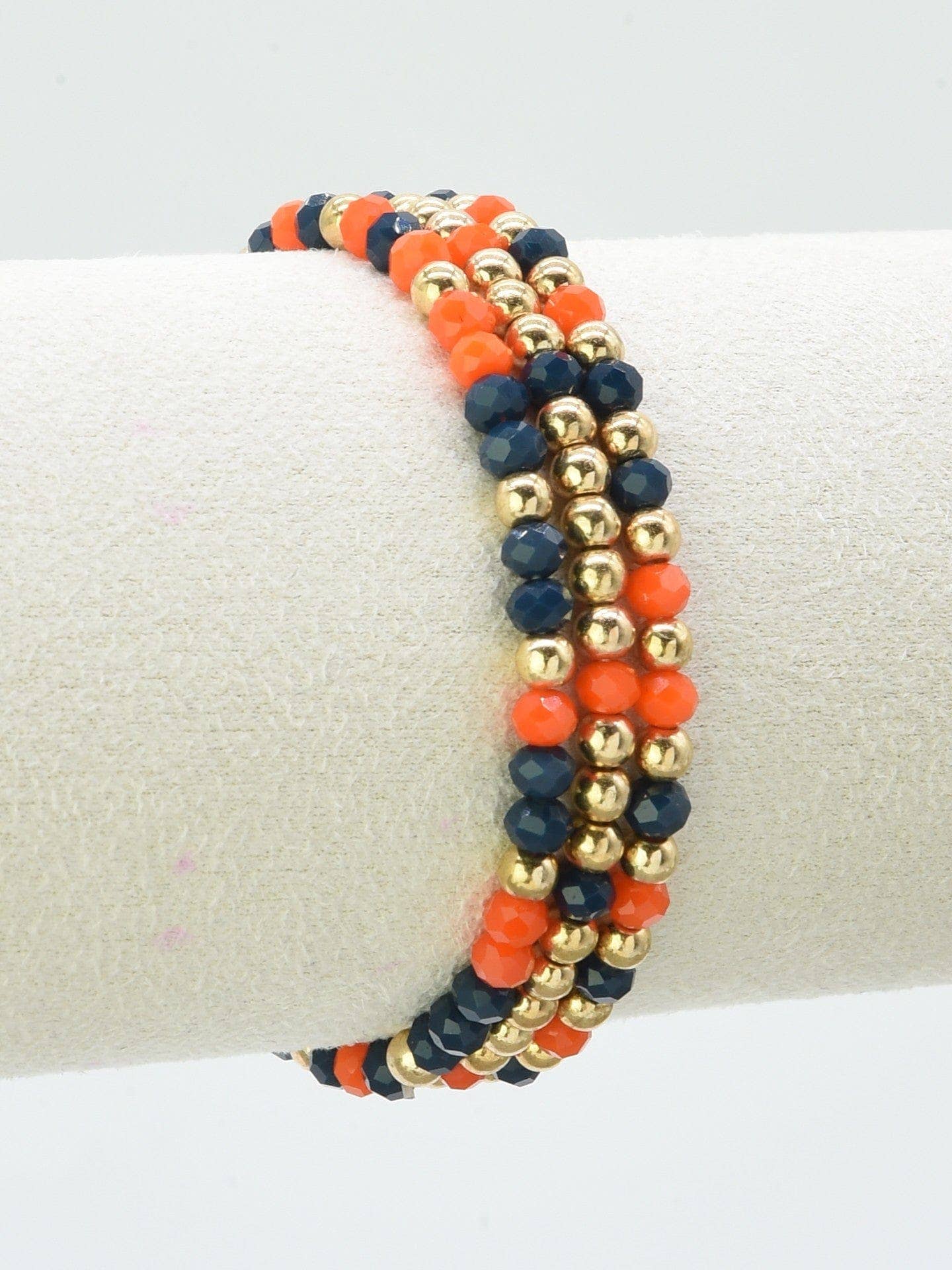 MiMi Wholesale - Wholesale Jewelry Set - CB2297 3 Piece CCB Glass Bead Stretch Bracelet Set4