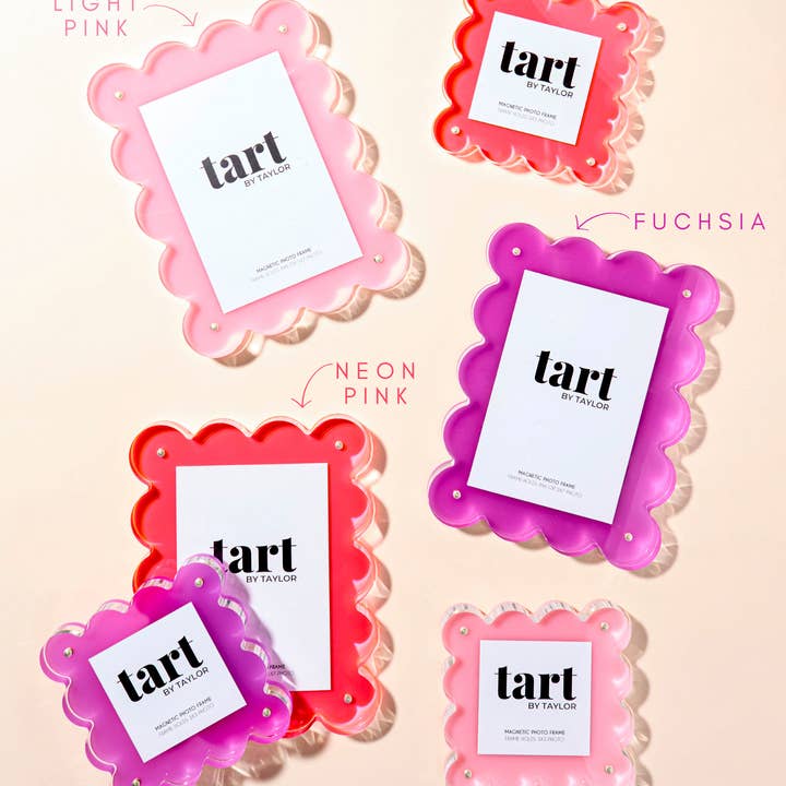 Tart By Taylor - Wholesale Picture Frame - Neon Pink Acrylic Picture Frame