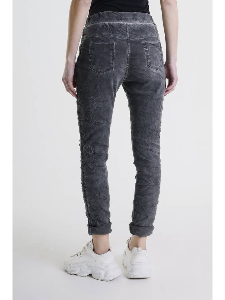 TINA Stephens Italy/Tees By Tina - Vente Pantalon – femme - Pantalon à bande tuxedo en suédine Kendyl (PL136U)11