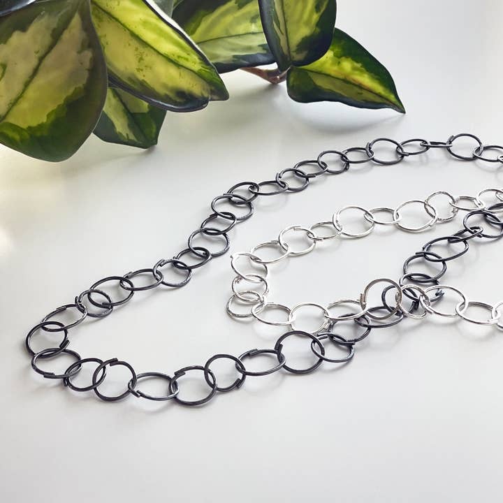 Sketch Full Chain Necklace - Sterling for wholesale by The Smithery
