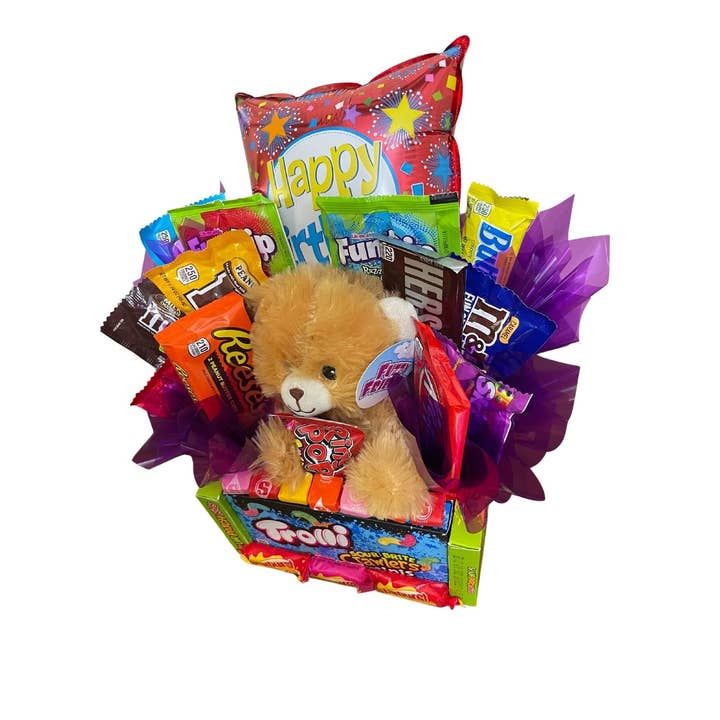Sumptuous Gifts - Wholesale Gift box - Candy Box Bouquet with Bear and Balloon2