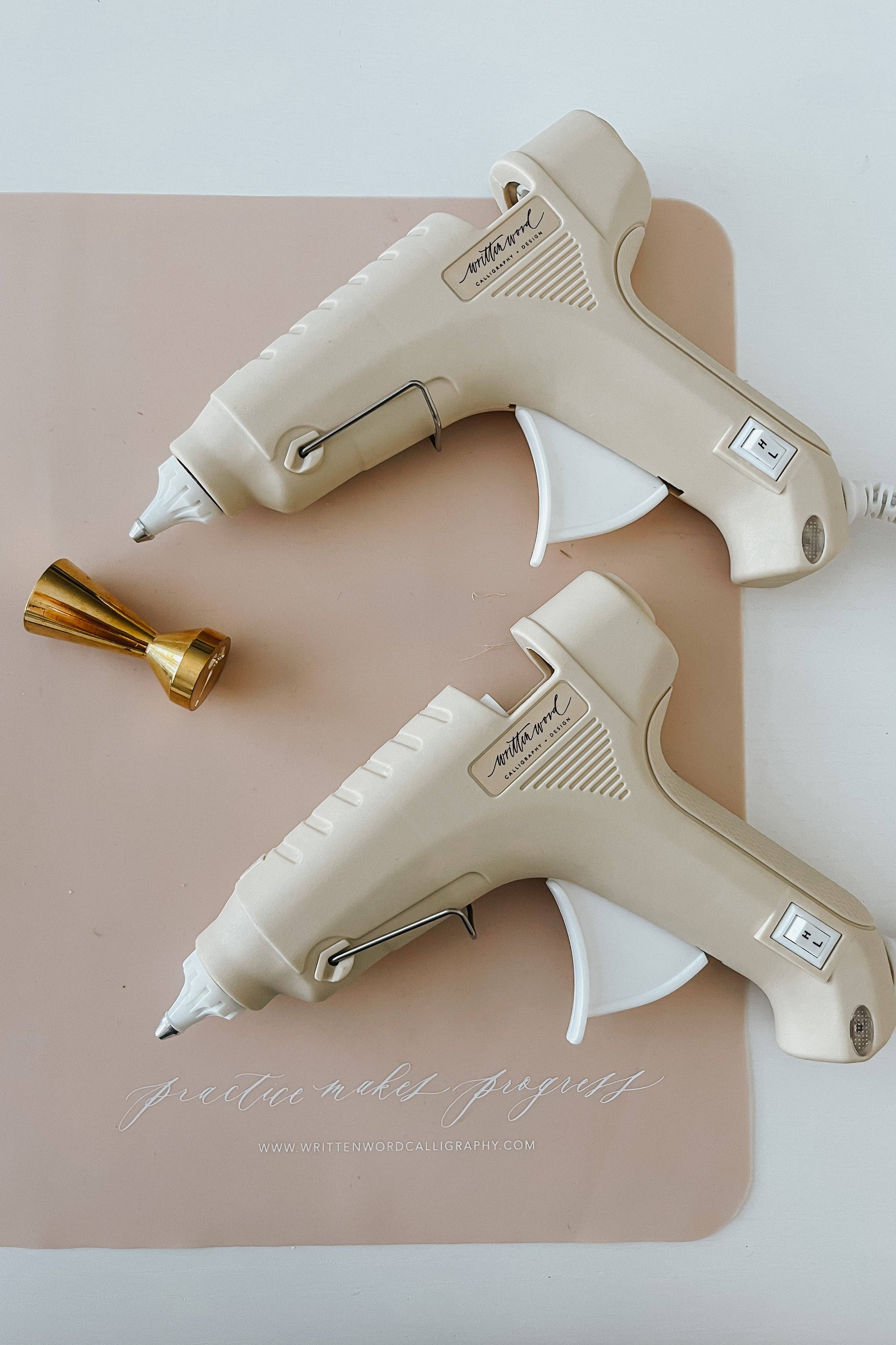 Written Word Calligraphy - Venta al por mayor Utensilio para manualidades - Pistola de Pegamento de Doble Temperatura para Sellos de Cera1