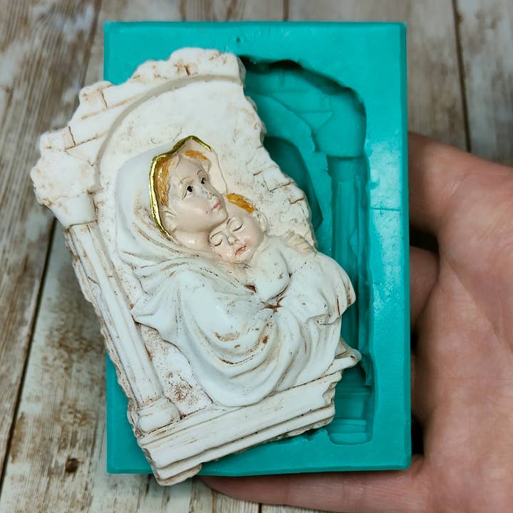 Serena Creazione di Serena Stampone - Wholesale DIY Craft Kit - Nativity Arch Mold 5x8cm in silicone for resin and plaster