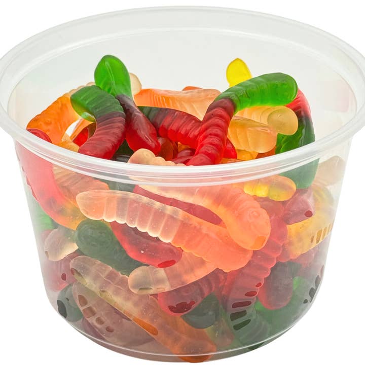 MINI WILD FRUIT GUMMY WORMS 11.8oz for wholesale by Martin's Country Store LLC