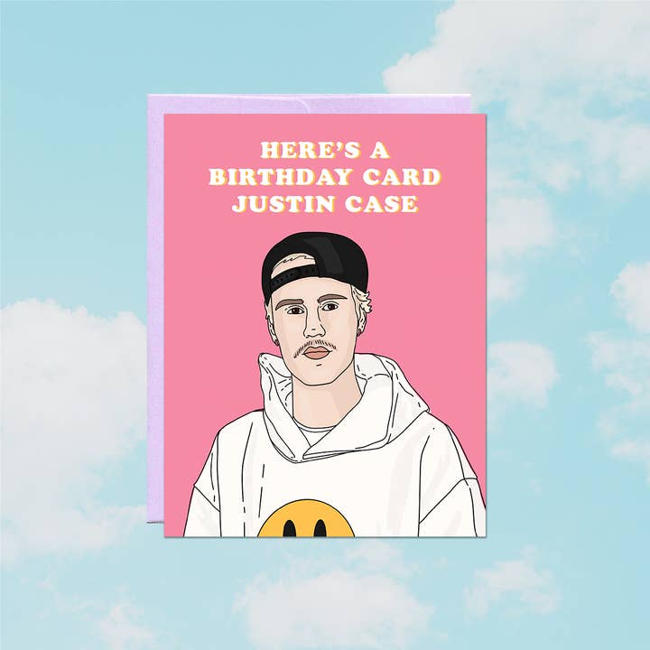 Party Mountain Paper co. - Wholesale Birthday Card - Justin Birthday | Last Chance