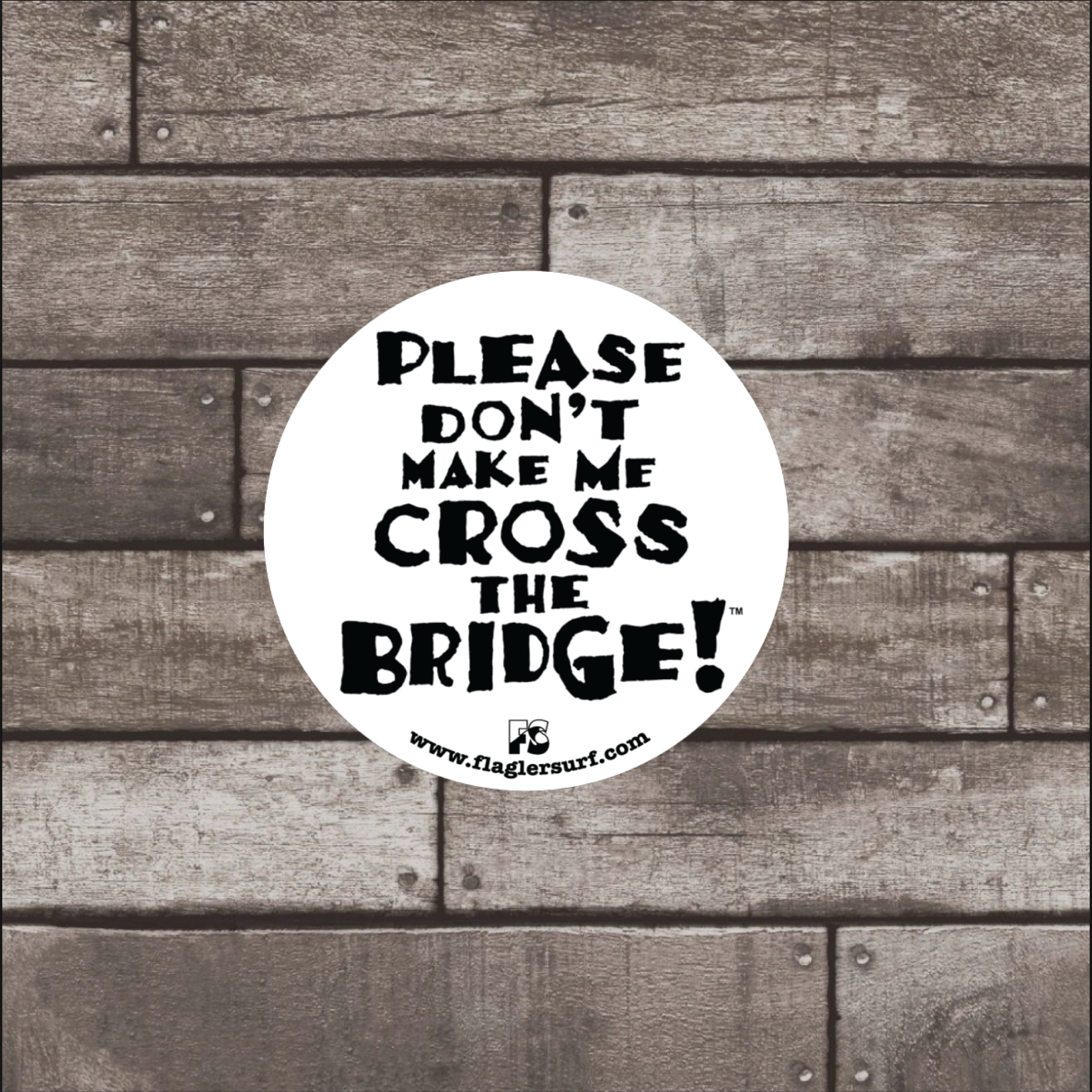 Bridge Bottle Koozie – Please don't make me cross the Bridge!