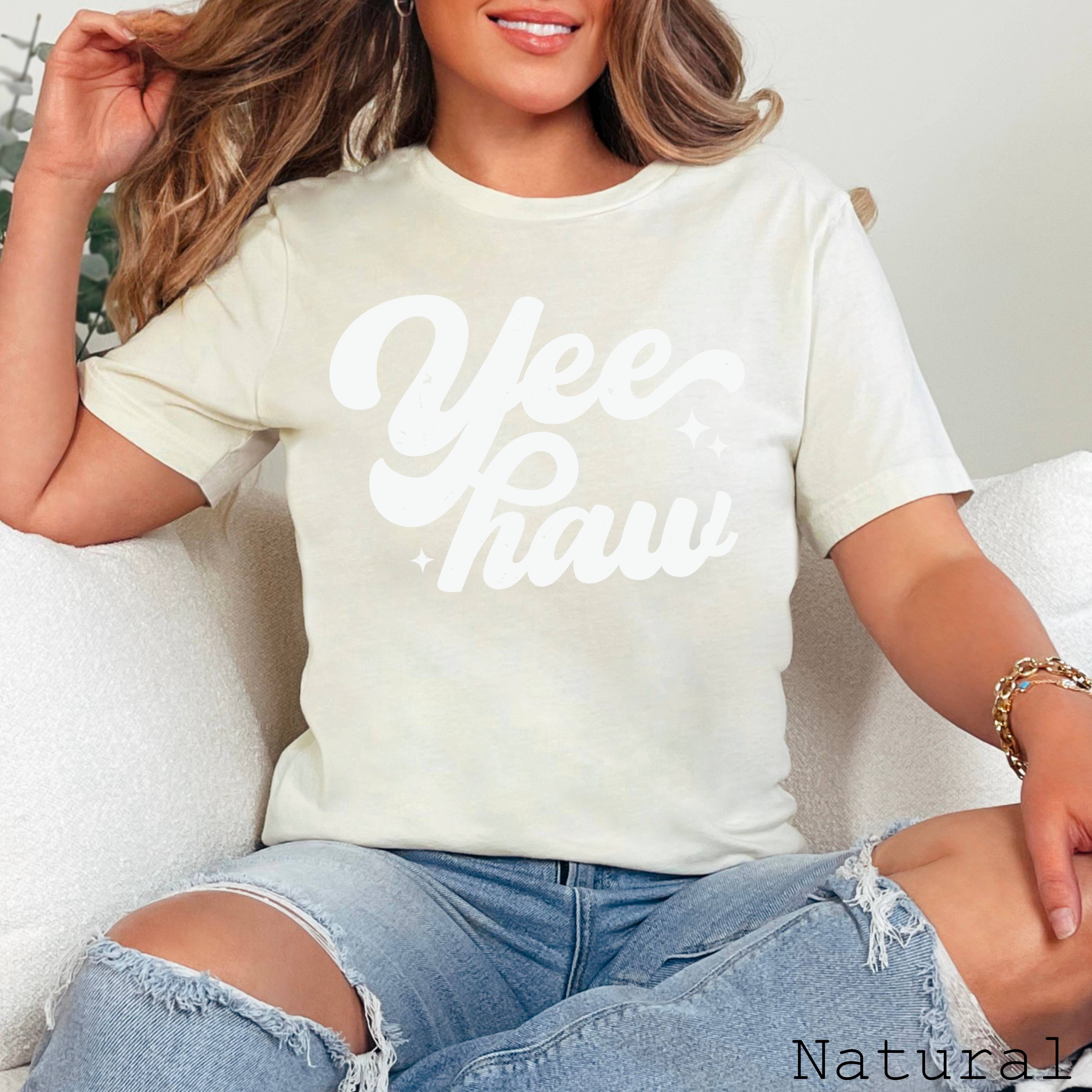 Shoppe SHC - Wholesale Screen Printed T-Shirt - Women's - Yee Haw Graphic Tee  | Country Graphic Tee | Bella Canvas2