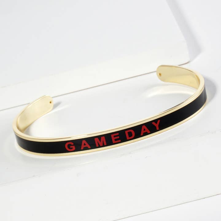 Lou & Co - Wholesale Cuff Bracelet - Enamel Gameday Cuff Bracelet26