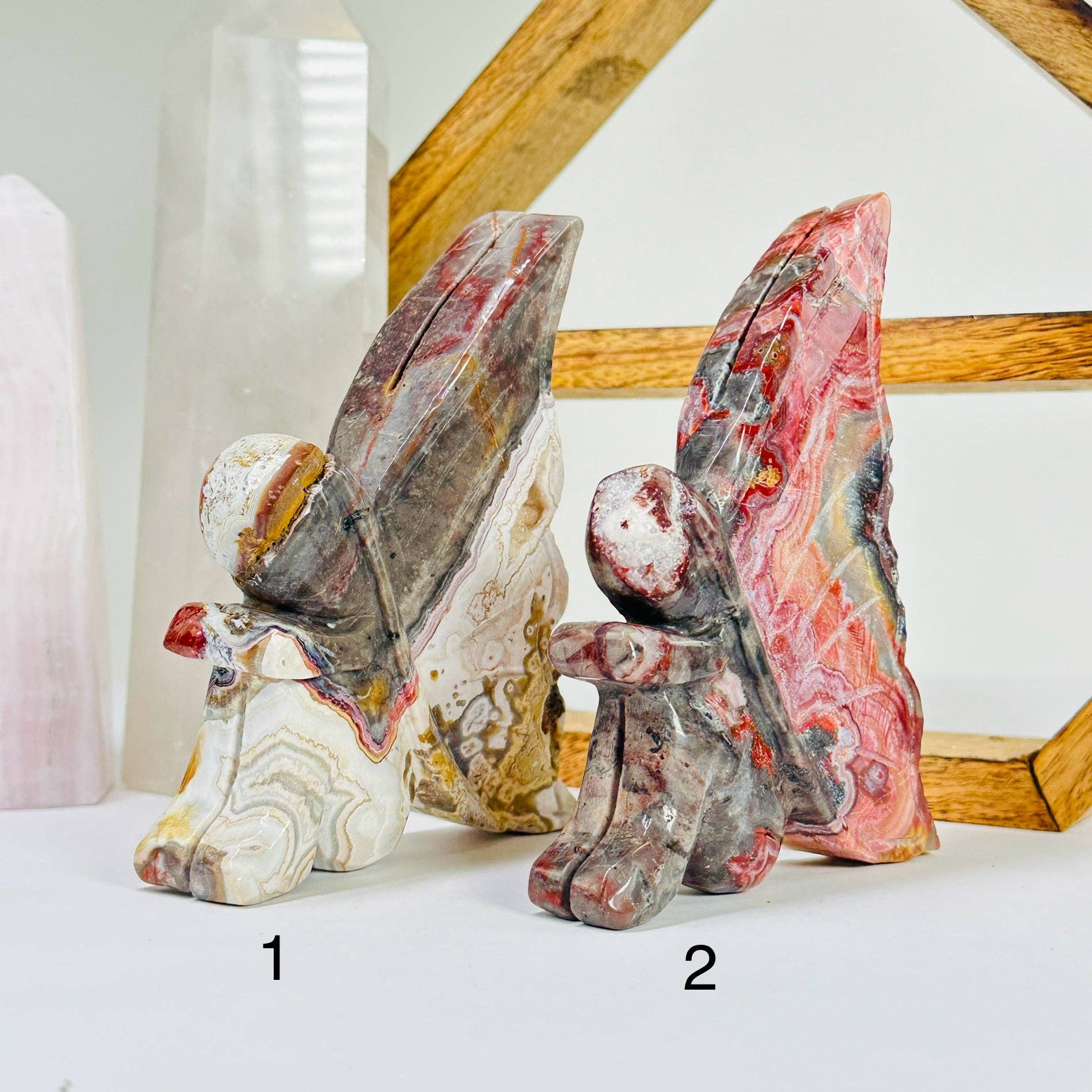 Rock Paradise - Wholesale Spiritual Stone/Crystal - Jasper Carved Crystal Fairy YOU CHOOSE1
