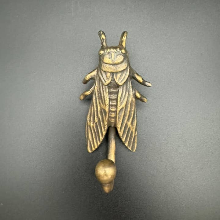 Cicada Clothes Hook, 10cm, Brass and other Purchase Wholesale shepherd hooks. Free Returns & Net 60 Terms on Faire trending on Faire.