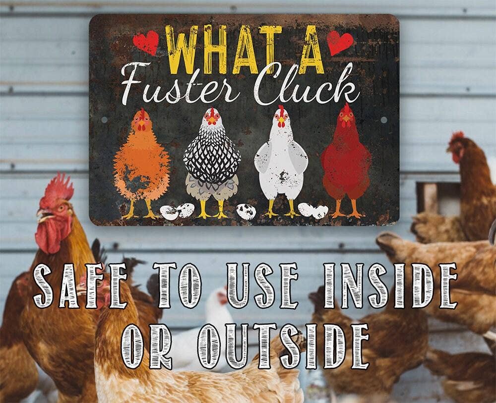 Lone Star Art Metal Signs - Wholesale Sign - Rustic Metal Sign | What a Fuster Cluck1