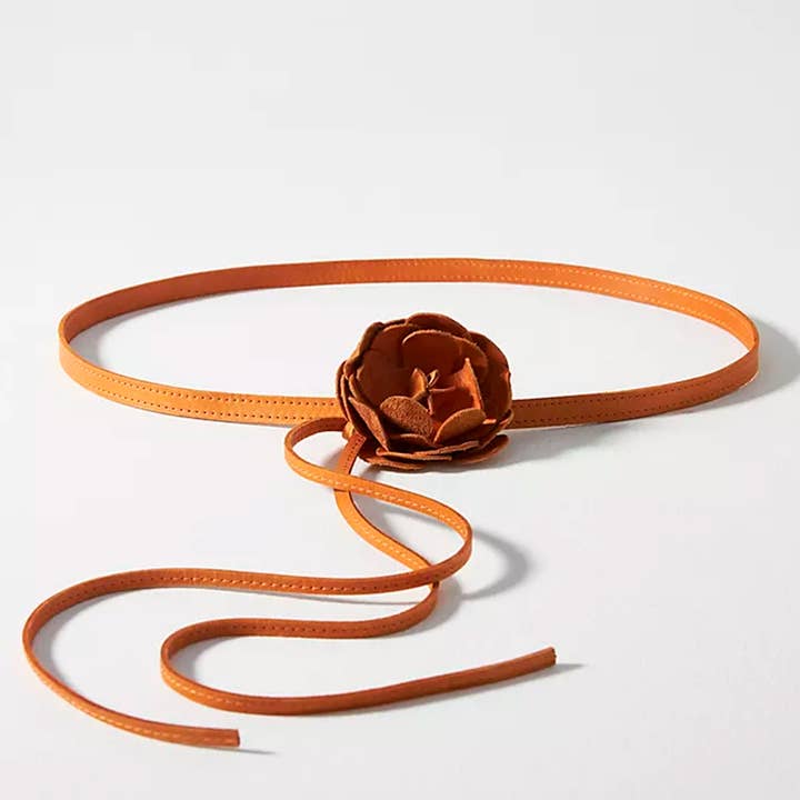 Charlott Gold Belt in Cognac Charlott Gold Belt in Cognac