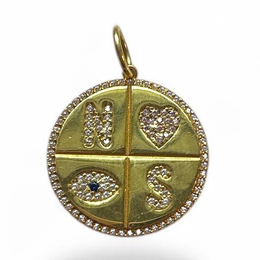 Personalized Initial Pendant for wholesale by LB Beadz