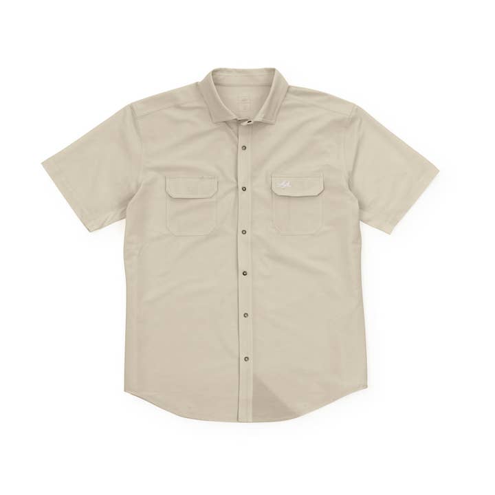 Rio Ultimate Outdoor Blend Short Sleeve - Tan for wholesale by Two Dove Outdoors