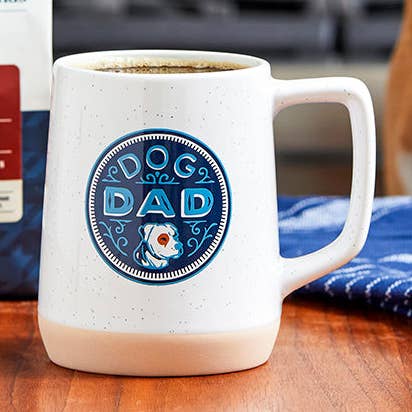 Dog Dad Mug for wholesale by Grounds & Hounds Coffee Co.