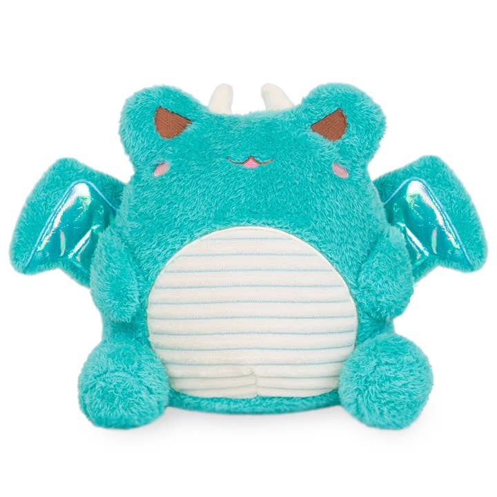 Cuddle Barn, Inc. - Wholesale Stuffed/Plush Toy - Kids & Baby - Teal Dragon Wawa (Cute Kawaii Green Frog Cryptid Plush)