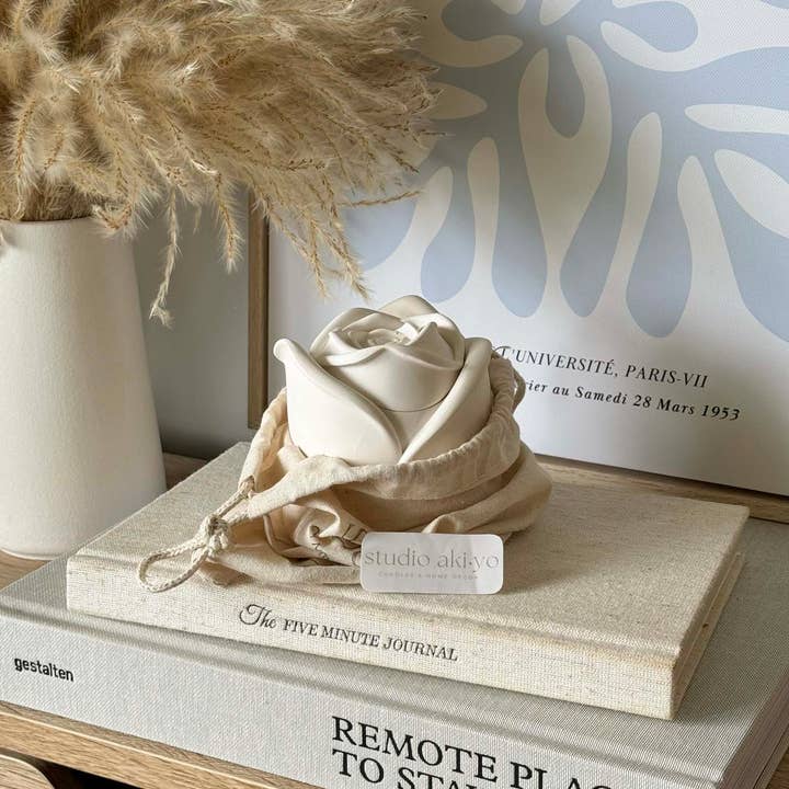 Studio Akiyo - Wholesale Jar/Filled Candle - Rosebud Scented Soy Candle | 3oz | Mother's Day | Moms Gifts